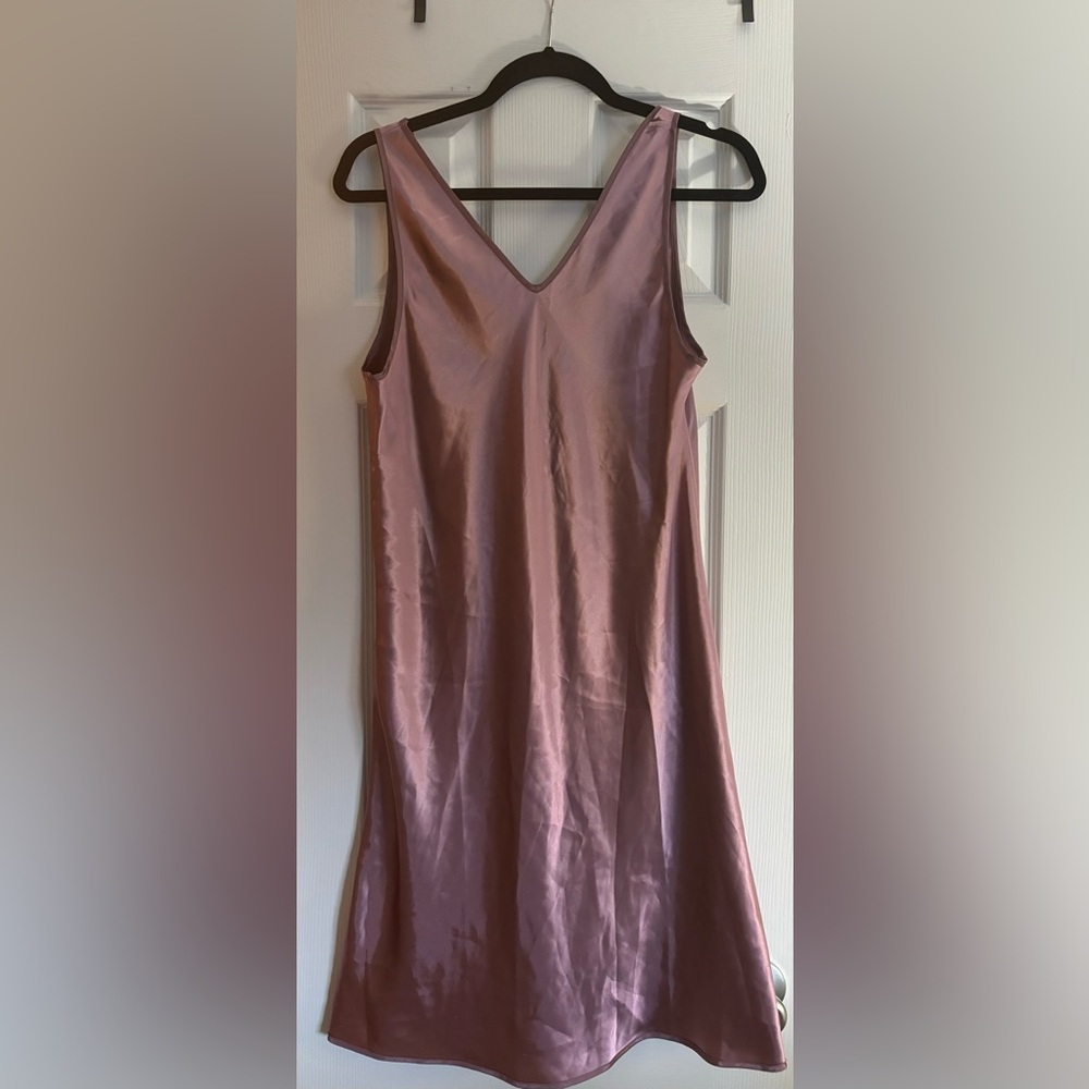 V-neck slip dress